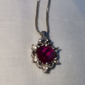 Beautiful Sterling 'Sweetheart' Necklace